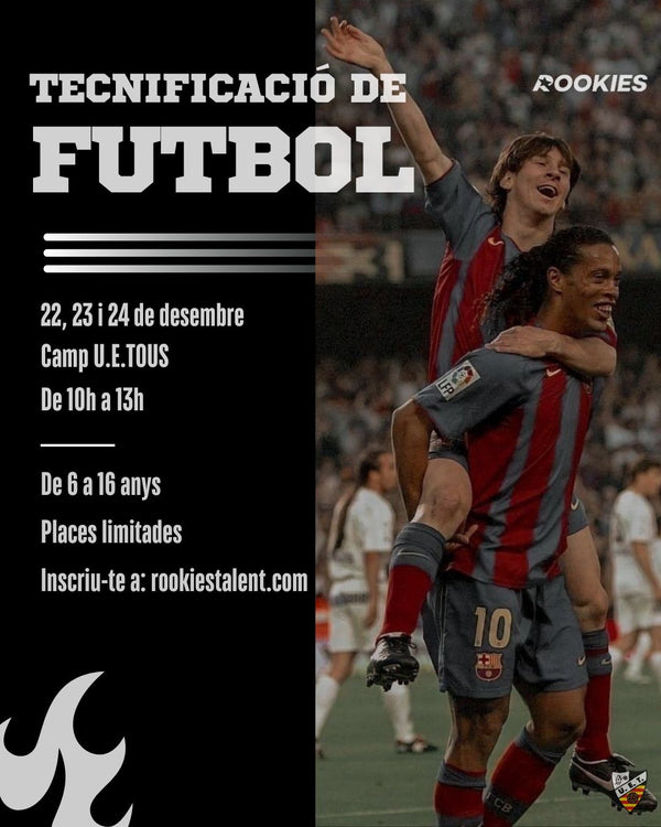 ROOKIES CAMPUS DE FUTBOL - NADAL 2025 INSCRIPCIONS